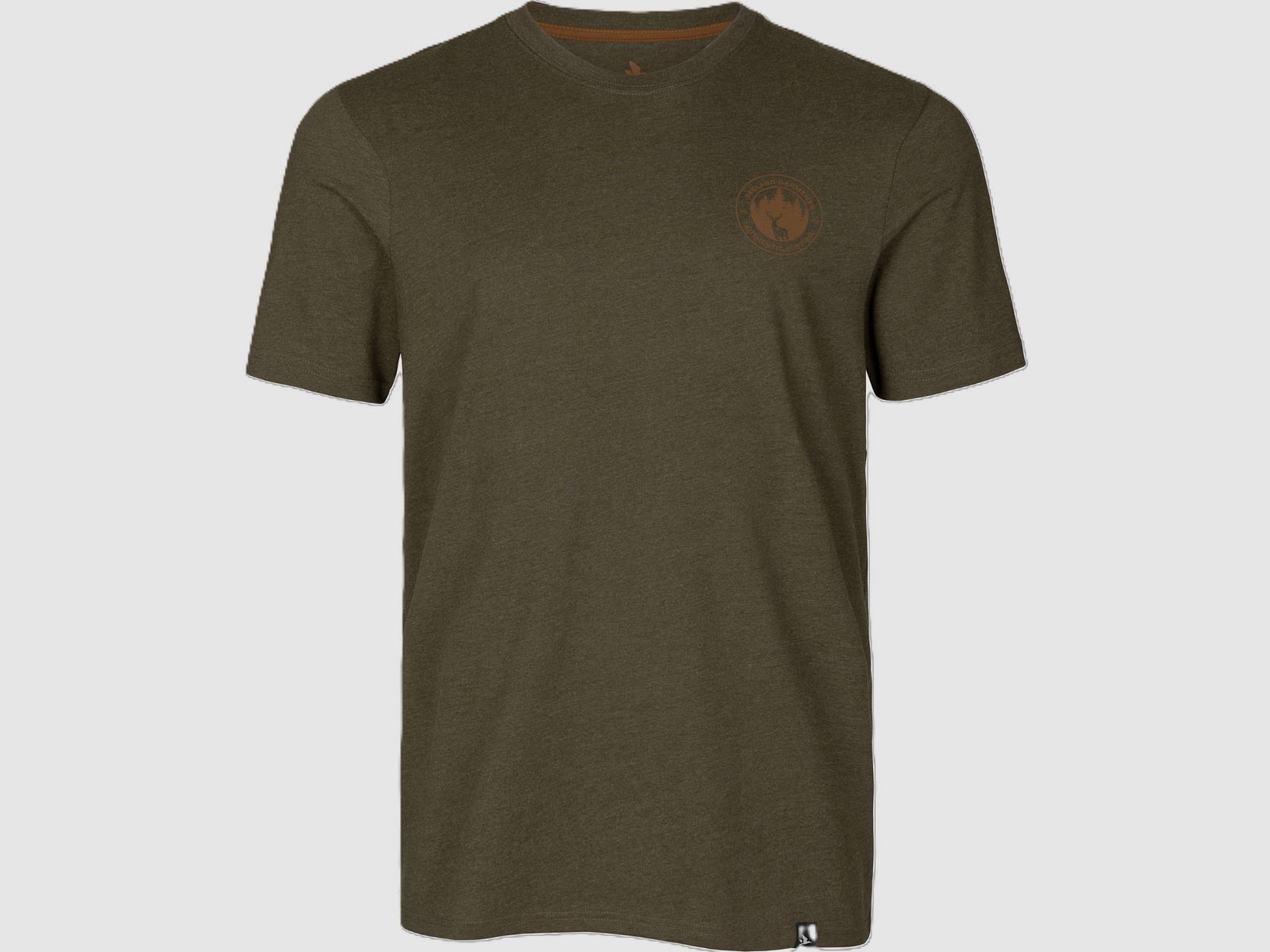 Seeland Saker T-shirt – Pine Green Melange, image 1 sur 8