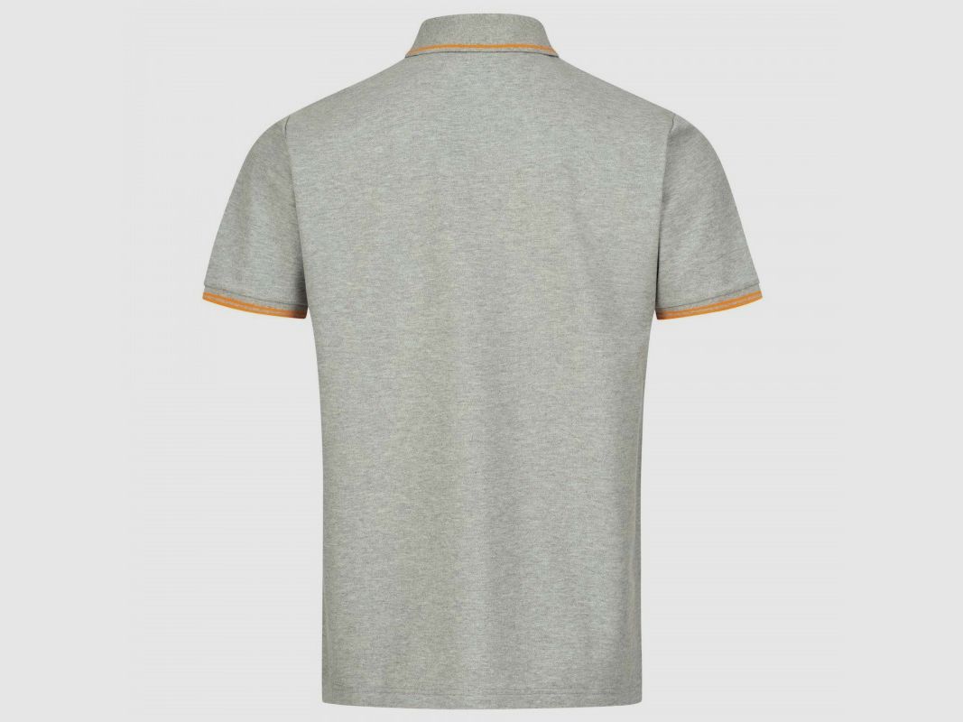 BLASER POLOSHIRT 22 HERREN GRAU MELANGE, Bild 3 von 5