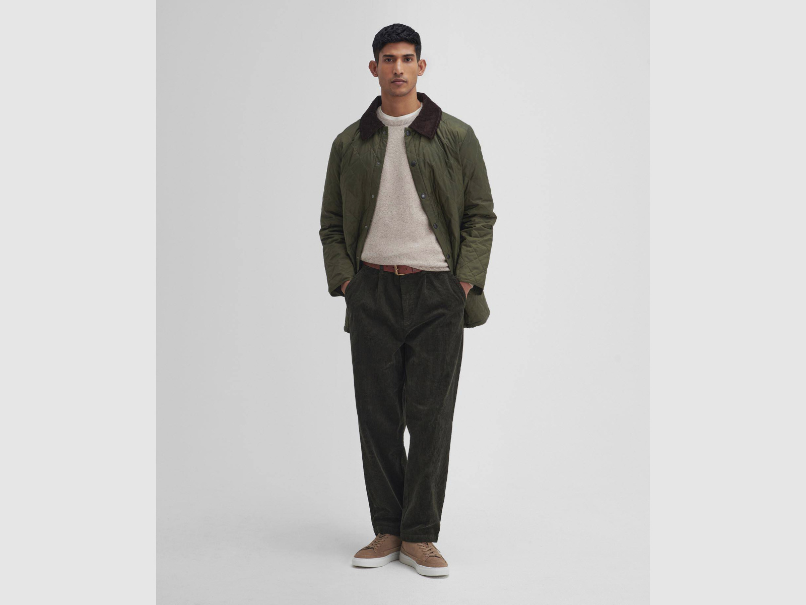 BARBOUR Steppjacke Heritage Liddesdale Olive