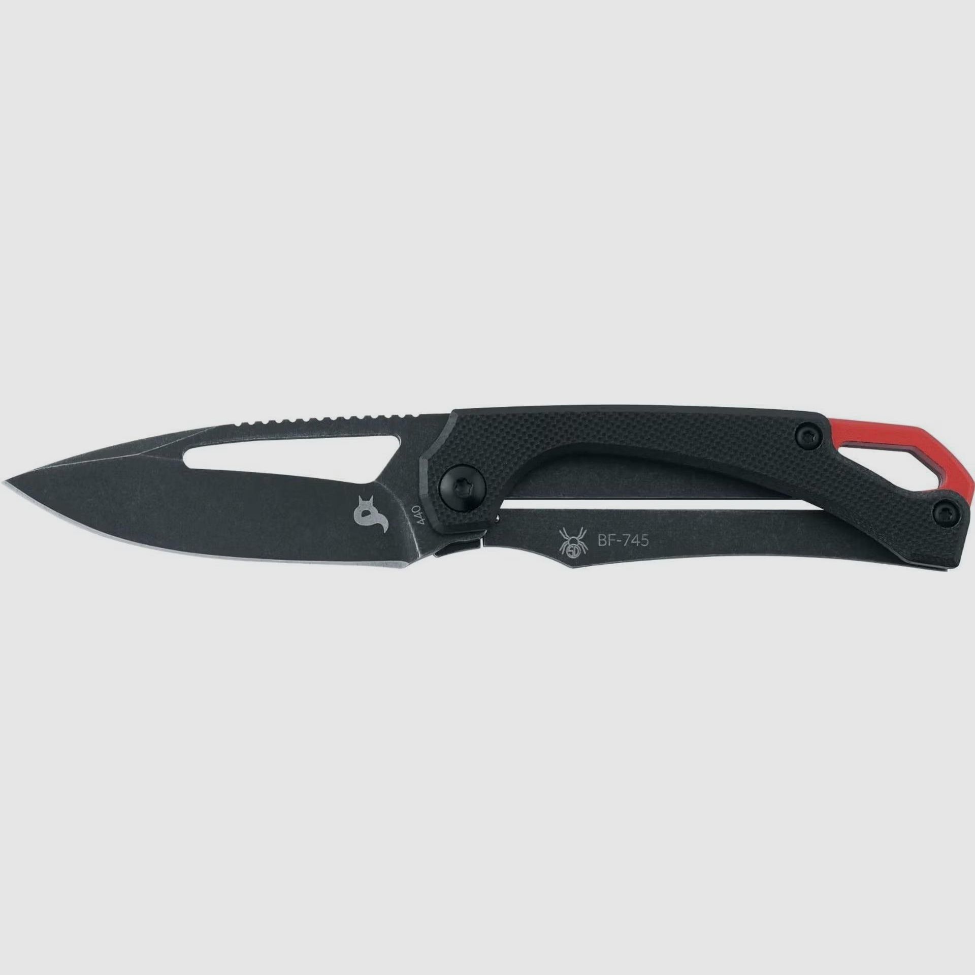 Couteau Pliant Black Fox Racli, Lame en Acier Inoxydable 440C, Poignée en G10