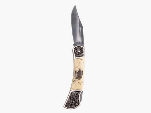 Coltello pieghevole Januel decorazione cinghiale - 8 cm