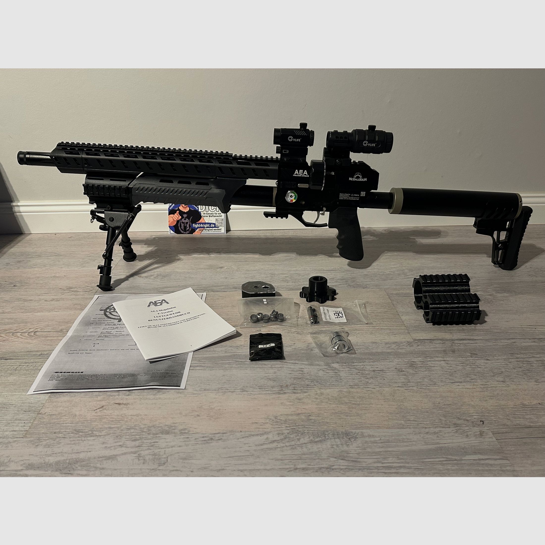 Neue  sofort verfügbar AEA  Megalodon ( Original) mit Rechnung & Zubehör 