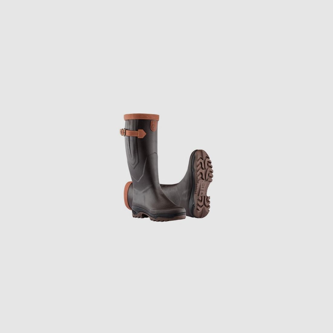 Bota Aigle Parcours 2 Signature PF Marrón P.44 Forrada de Cuero