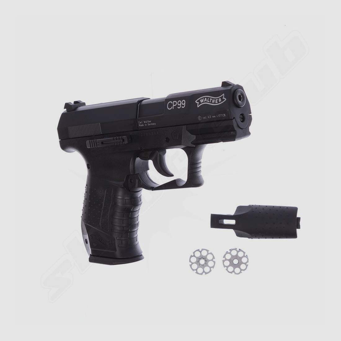 Walther CP99 pistola CO2 NBB 4,5mm nera