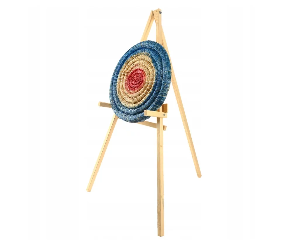 Round straw archery target, 65 cm – painted target zones, image 4 of 6