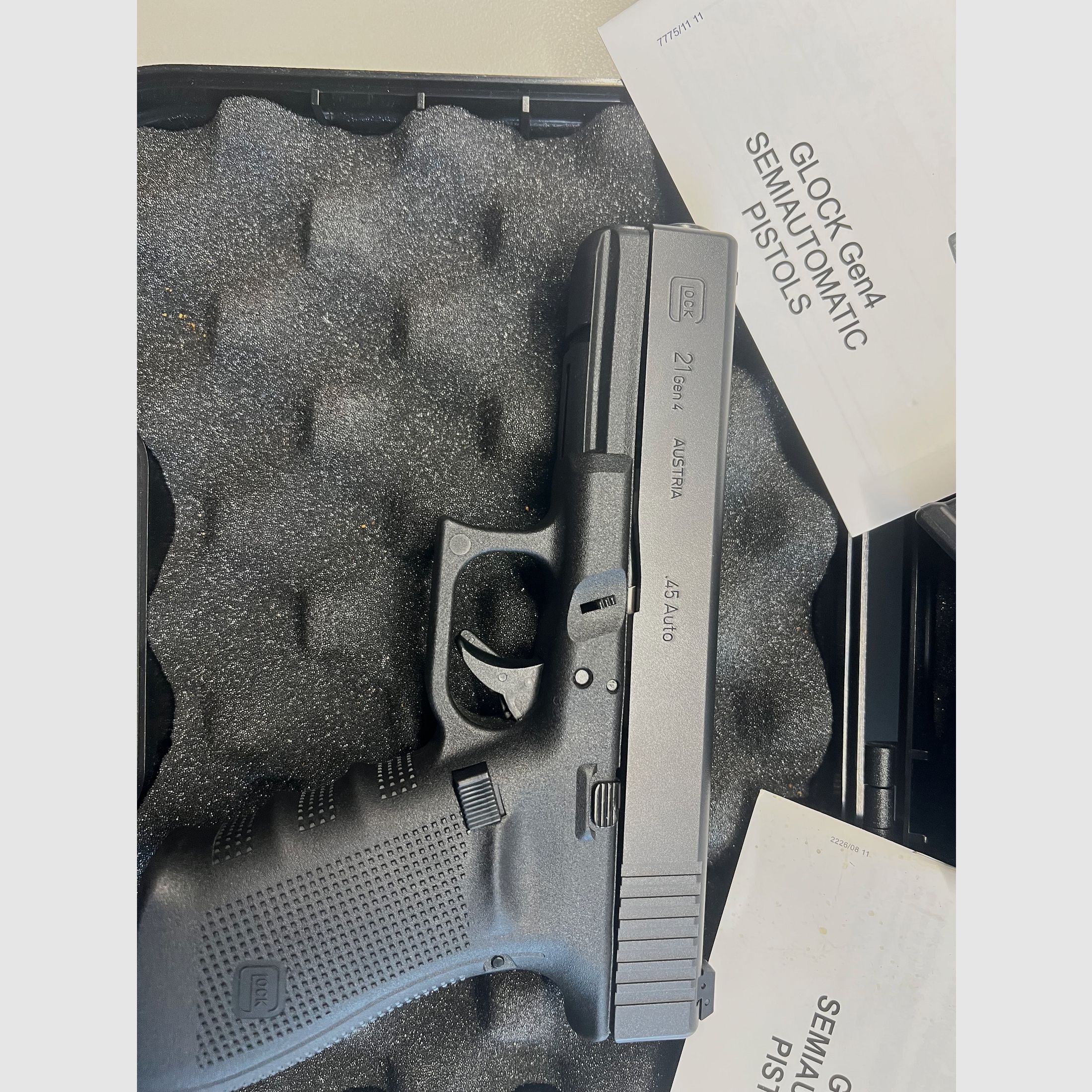 Glock 21 Gen. 4, Selbstladepistole im Kaliber 45 Auto 