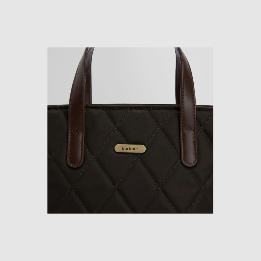 Barbour D-Tasche Mini Tote Quilted | olive, Bild 7 von 18