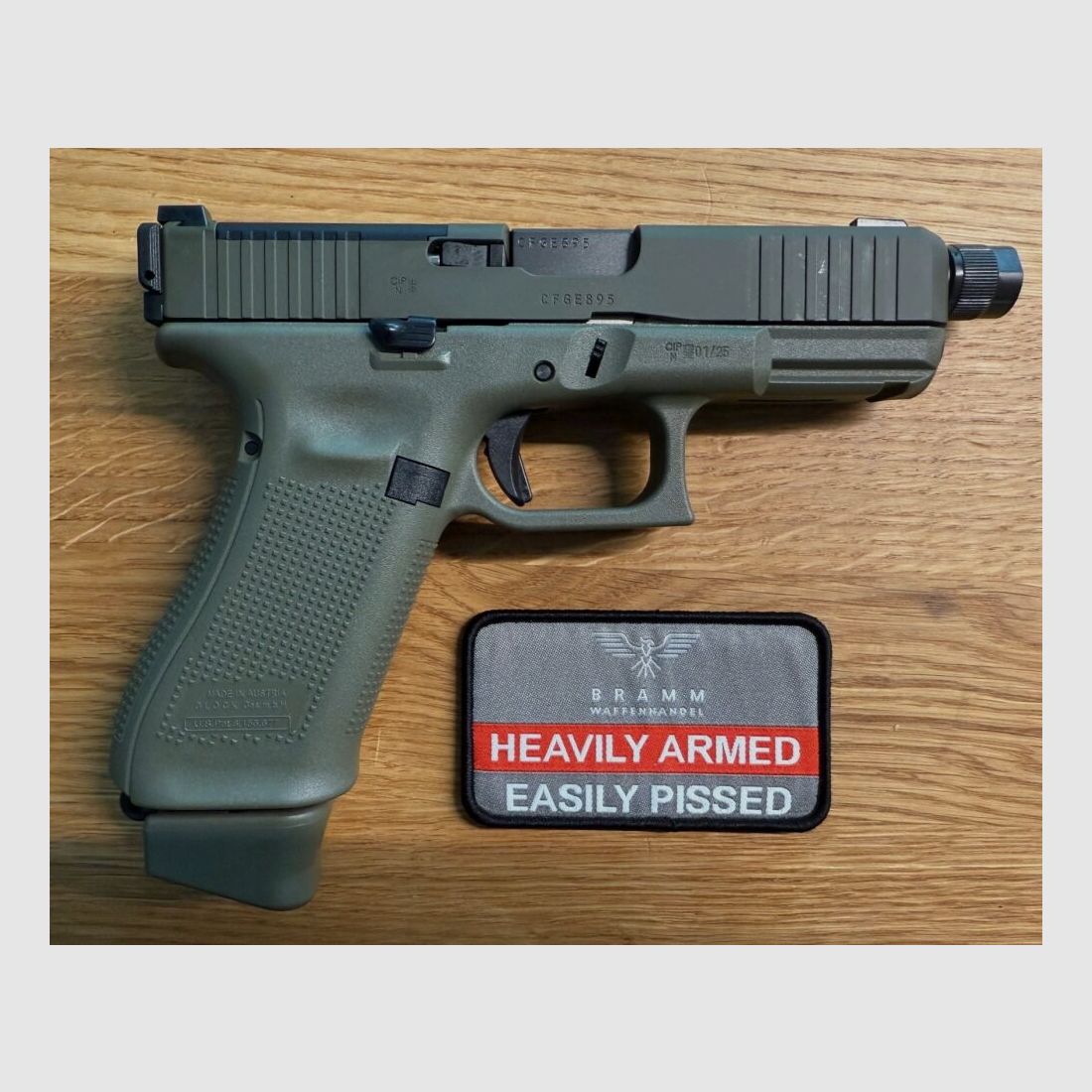 Pistolet Glock 45 Gen5/MOS Édition Chasseur
