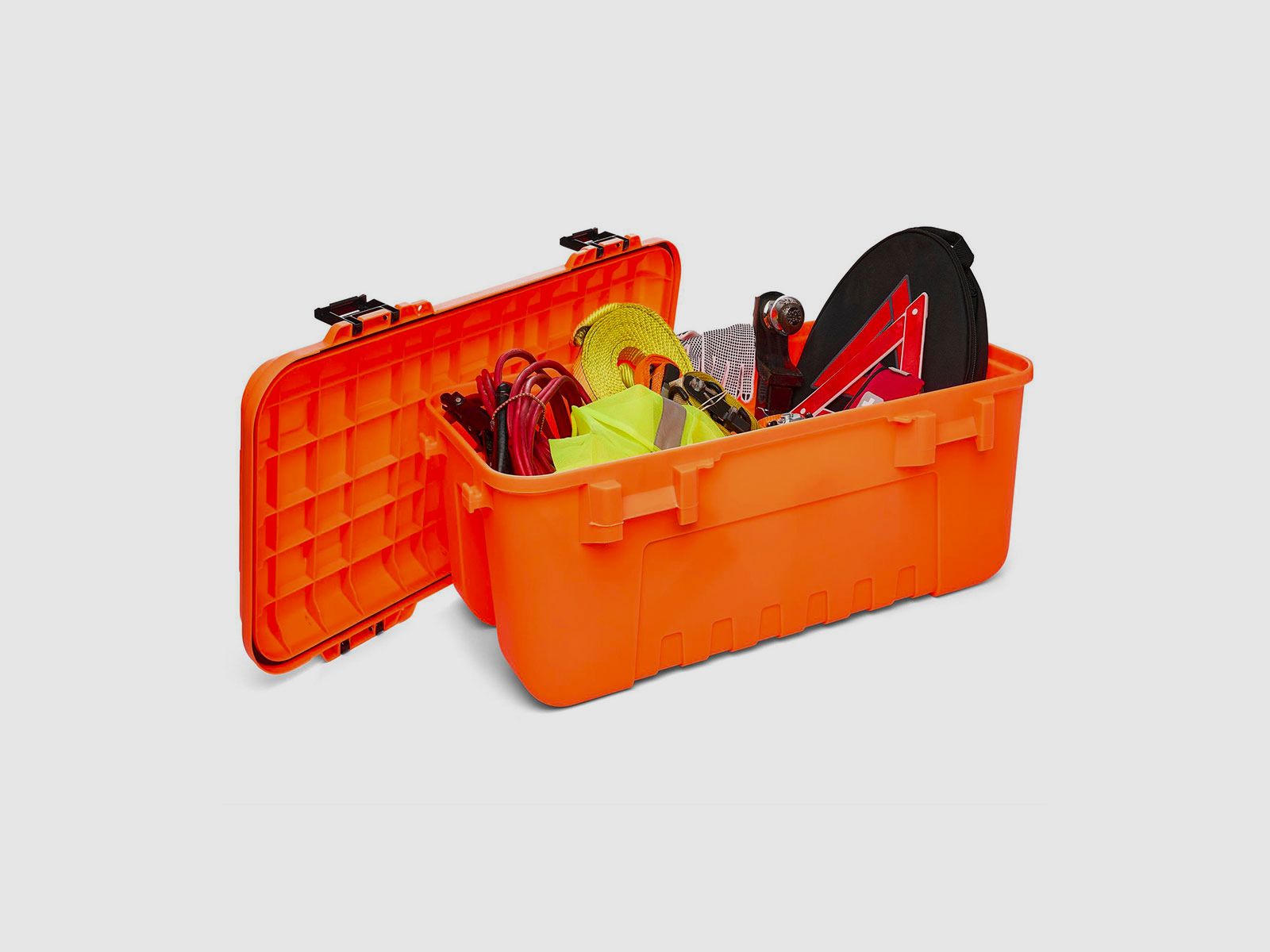 BAULE – PLANO – SPORTSMAN’S TRUNK | LARGE | 27 GAL | 102L | ORANGE FLUO, image 4 of 4