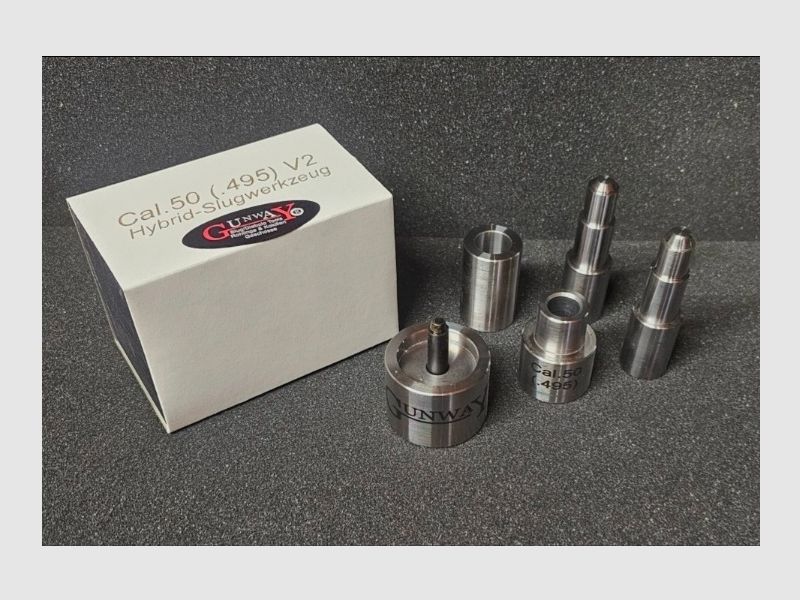 GunWay Slugwerkzeug V2 calibro 50 incluso punzone a forma di ghianda