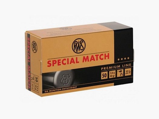 RWS CARTUCHOS 22 LR SPECIAL MATCH