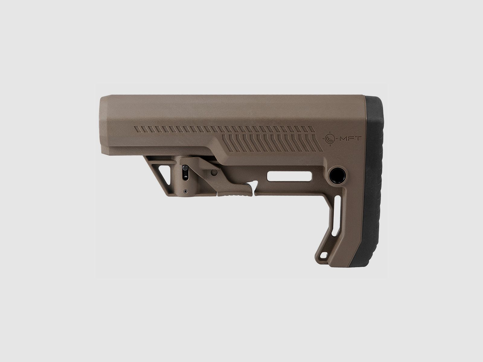 MFT - Battlelink Minimalist Stock Etreme Duty Stock - FDE - Mil-Spec - BMSMIL-EXD-SDE, image 5 of 6