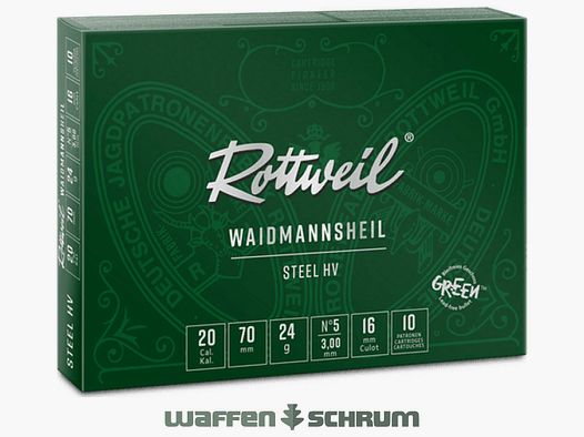 Rottweil Waidmannsheil Steel HV 20/70 3.0mm - 24g