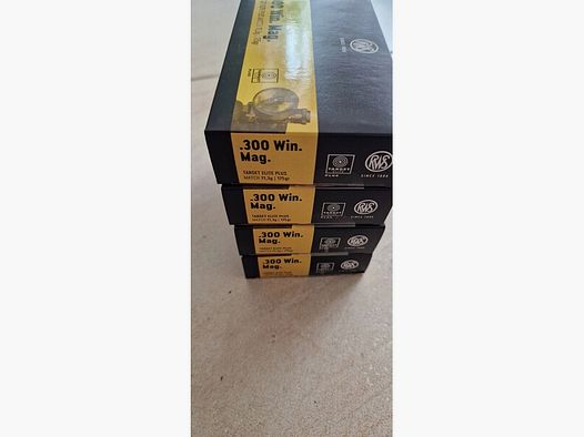 RWS Target Elite plus .300 Win Mag 175 gr, 4 Pack a 20 Schuss