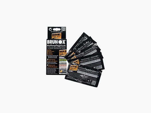 Brunox panno per la cura delle armi, 6g olio per armi 18x20cm