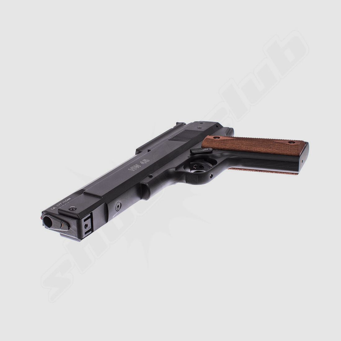 Pistola ad aria Weihrauch HW 45 in calibro 4,5 mm - blu