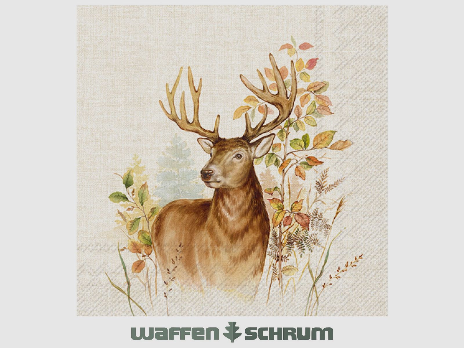 Fritzmann Servietten Hirsch