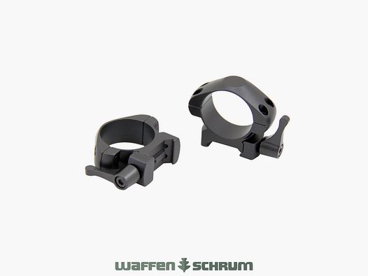 Schnellspannmontage für Weaver 30mm Ringe 2-teilig D=30mm Ringe - BH=4,5mm - Schnellverschluss