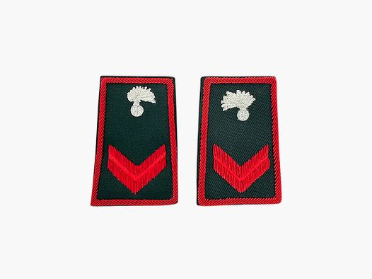 CARABINIERI – PAIRE TUBULAIRE CARABINIERE SCELTO (BRODÉ EN CANOTTIGLIA)