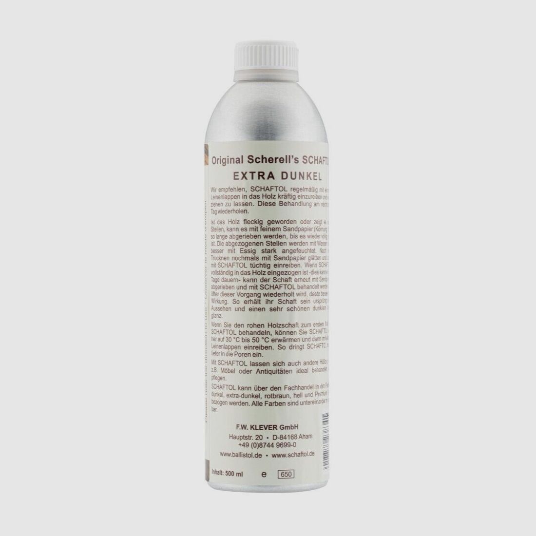 Holzöl 500 ml – Schaftol, Bild 2 von 2