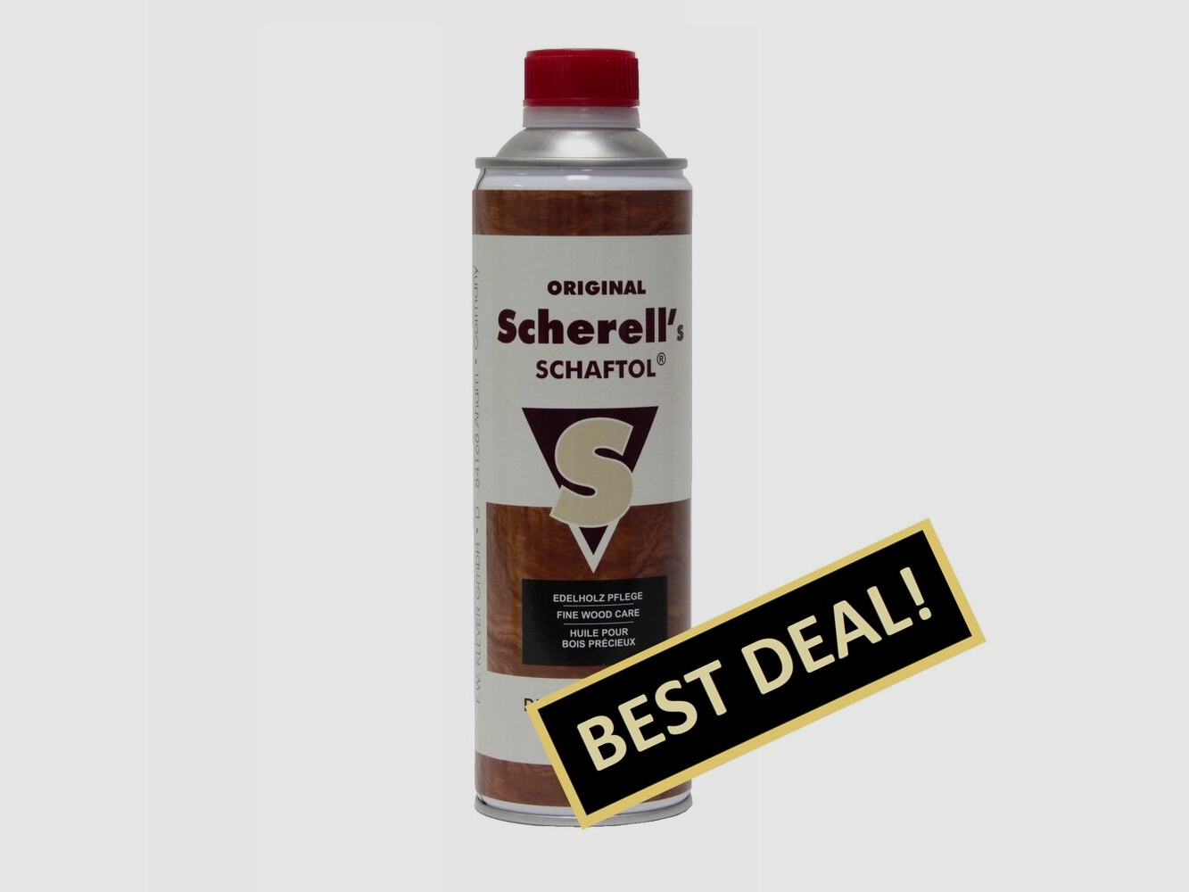 Scherells Schafftol Stock Oil, dark 500 ml canister