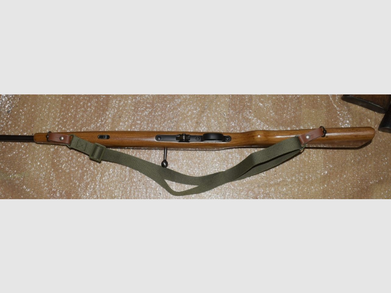 Luftgewehr Haenel 49a - 1957 - Feder und Manschette NEU 12er Magazin und Tragegurt