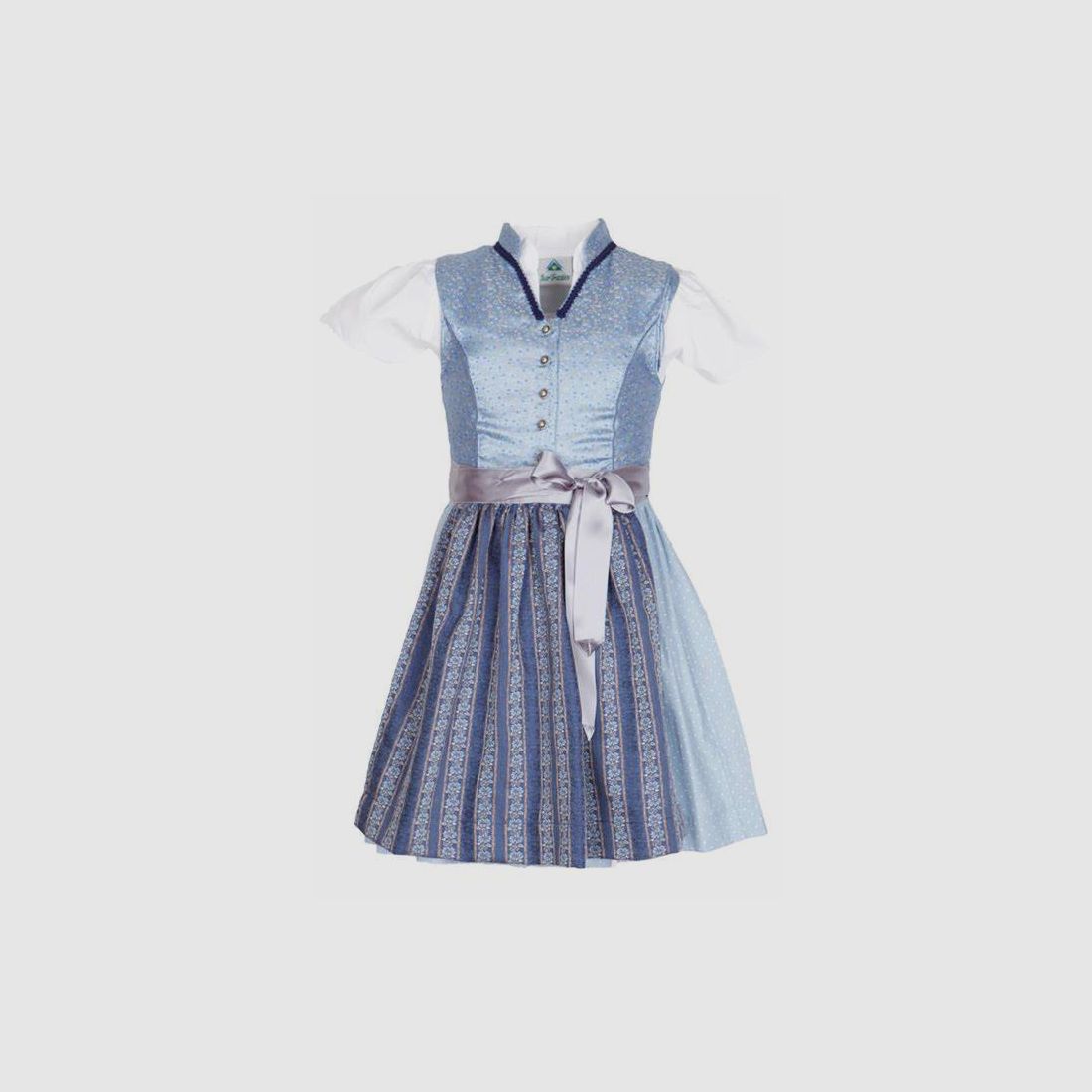 Dirndl pour Enfants en Bleu