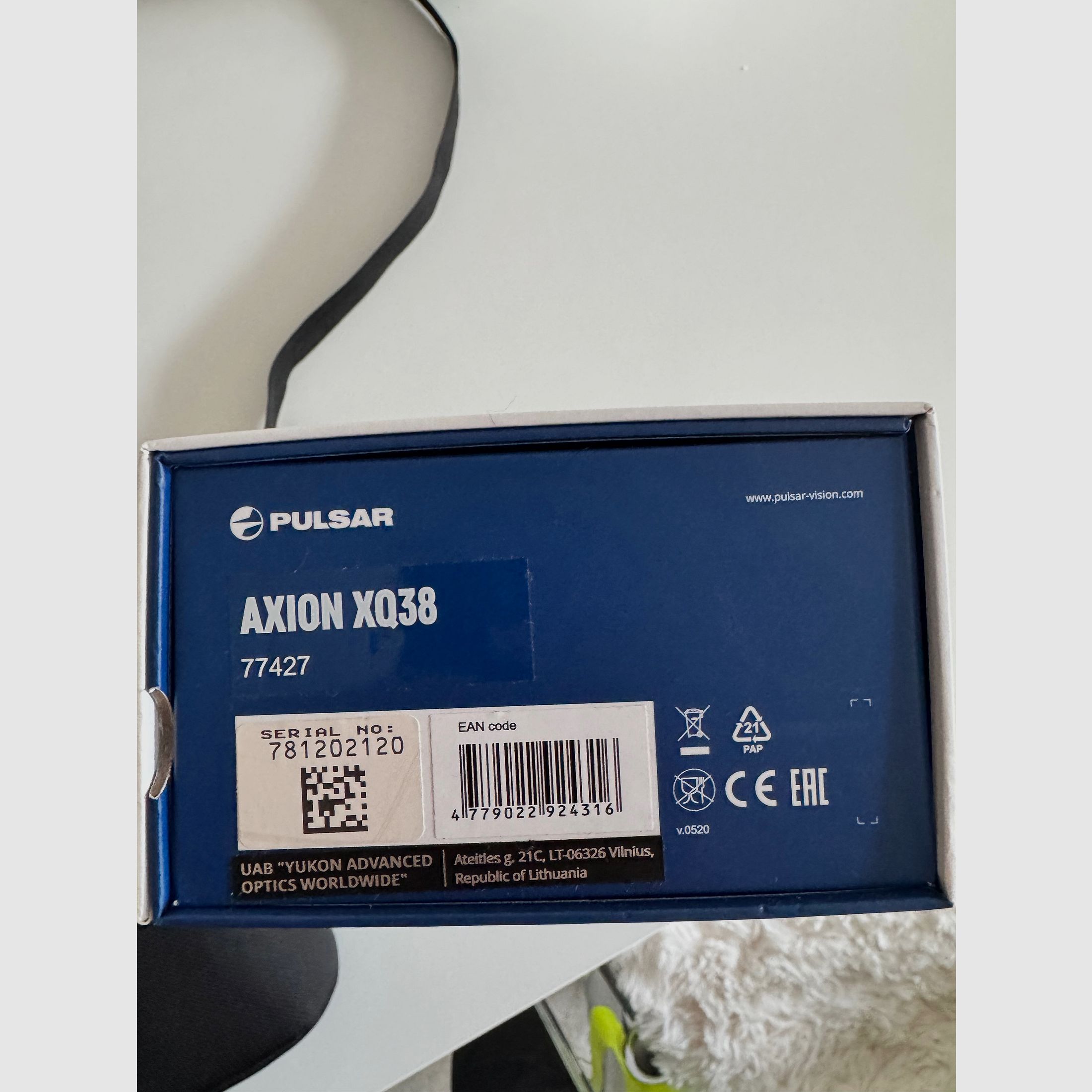 Wärmebilgerät Pulsar Axion XQ38