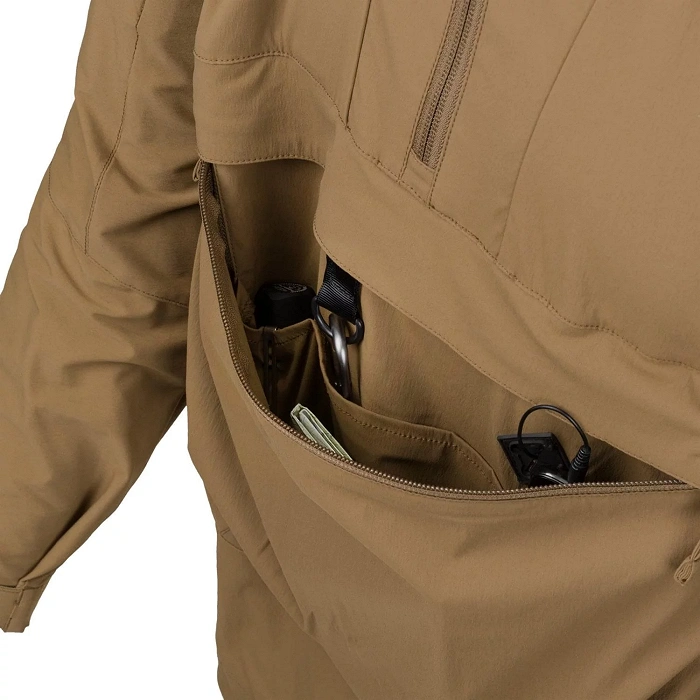 Kurtka Helikon Anorak MISTRAL - Soft Shell - Mud Brown - L, zdjęcie 11 z 28