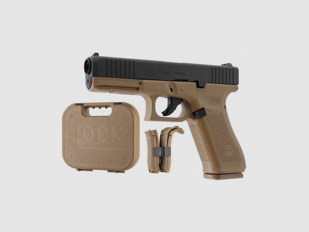 GLOCK 17 Gen5 T4E .43 CO₂ Coyote French Army Edition