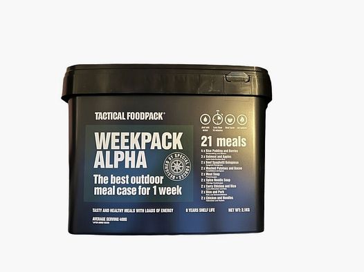 Tactical Foodpack Week Pack Alpha