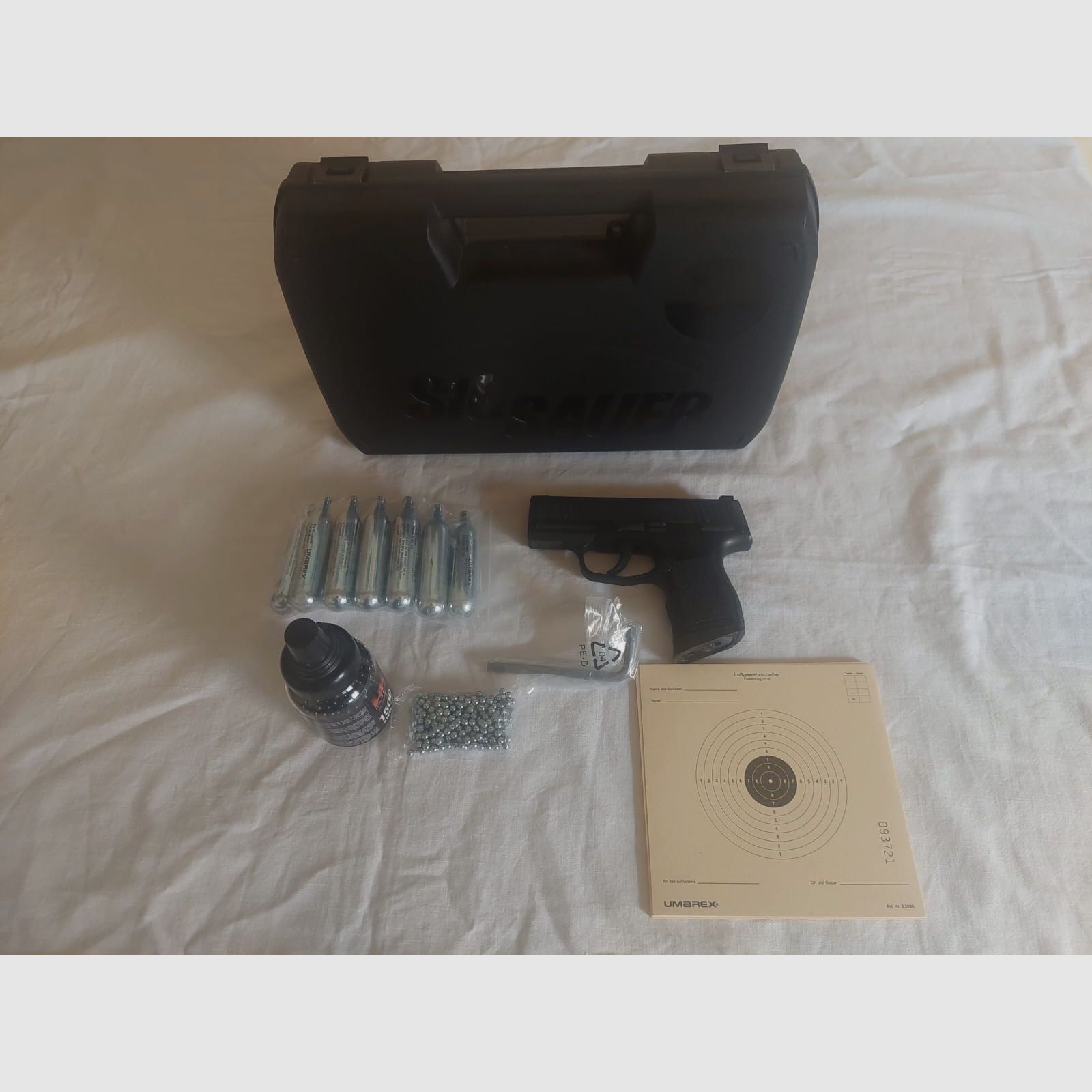 Sig Sauer P365 4,5 mm CO2  BB + Zubehör 