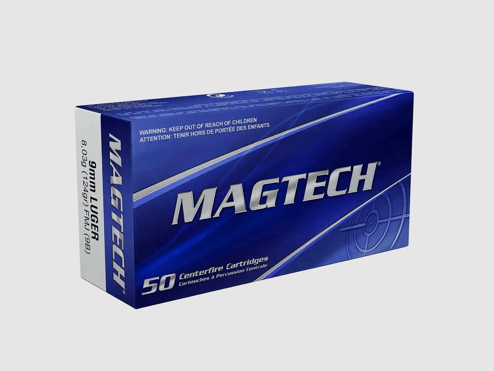 Magtech 9mm Luger FMJ 124 gn, Bild 1 von 3