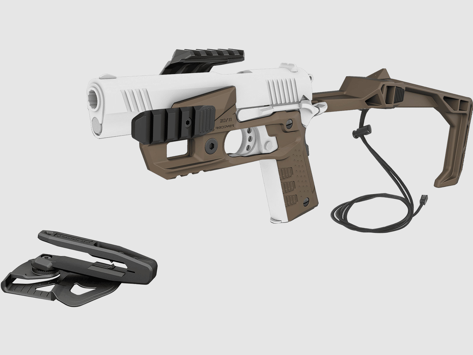 Recover 20/11 Stabilizer Komplettkit 1911, inkl. Holster