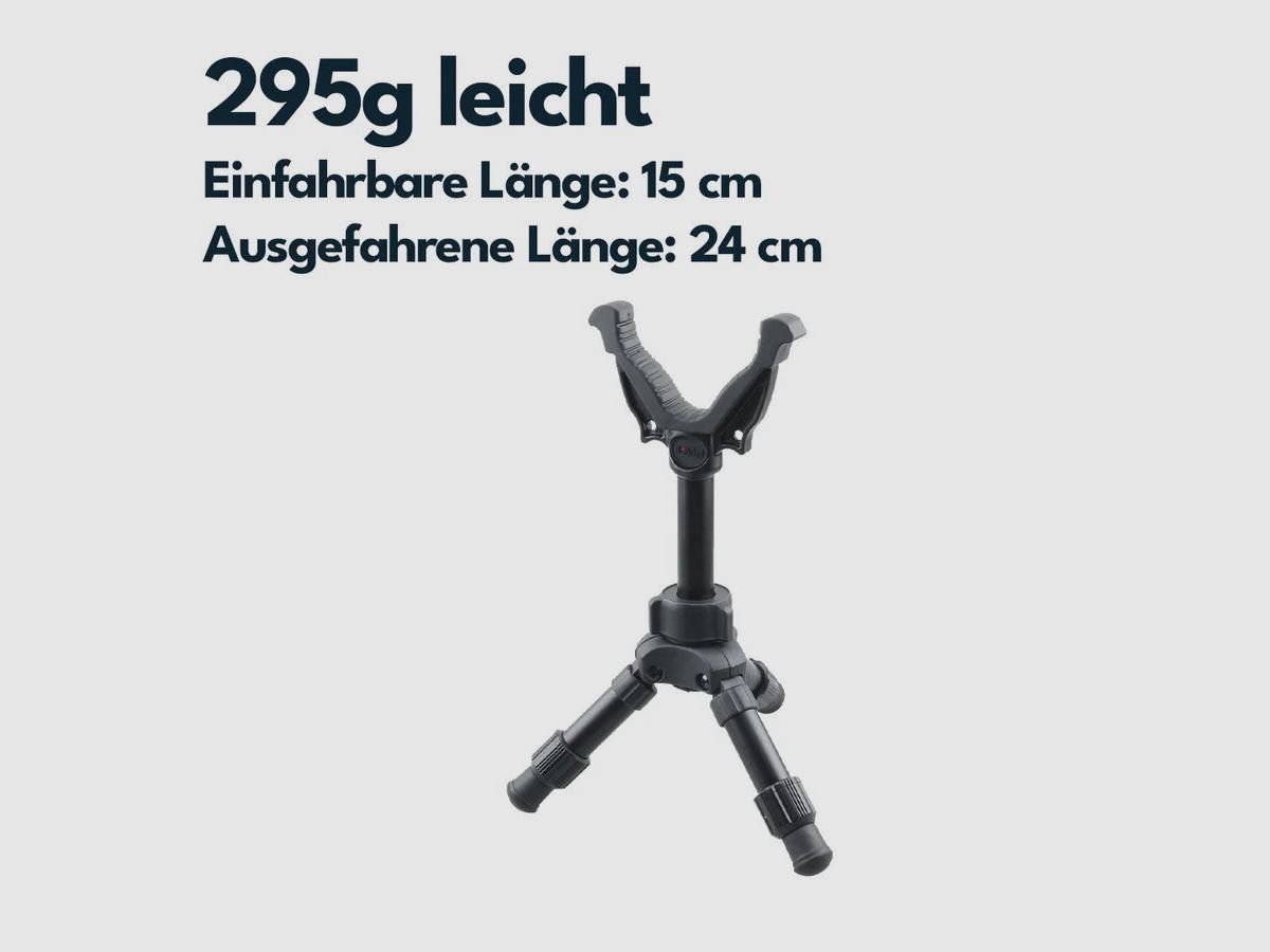 Vector Optics RSGR-06 Rokstad Tripod 15–24 cm mit V-Auflage