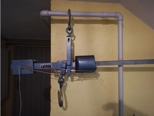 Wild beam balance, calibratable. Manufacturer Heinrich Grifft