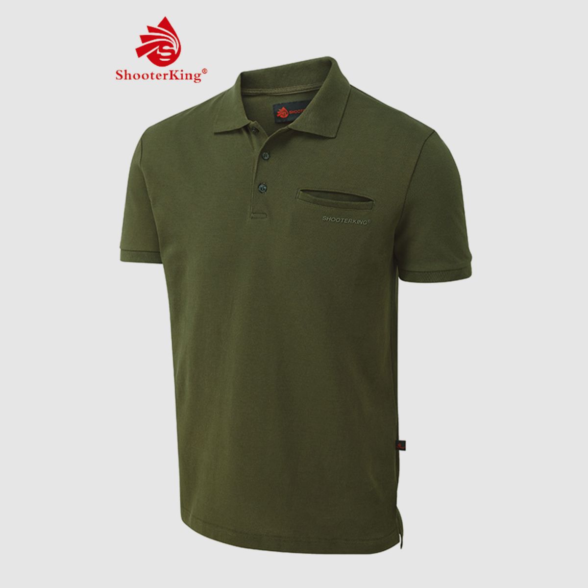 SHOOTERKING Game Polo Shirt Damen Grün