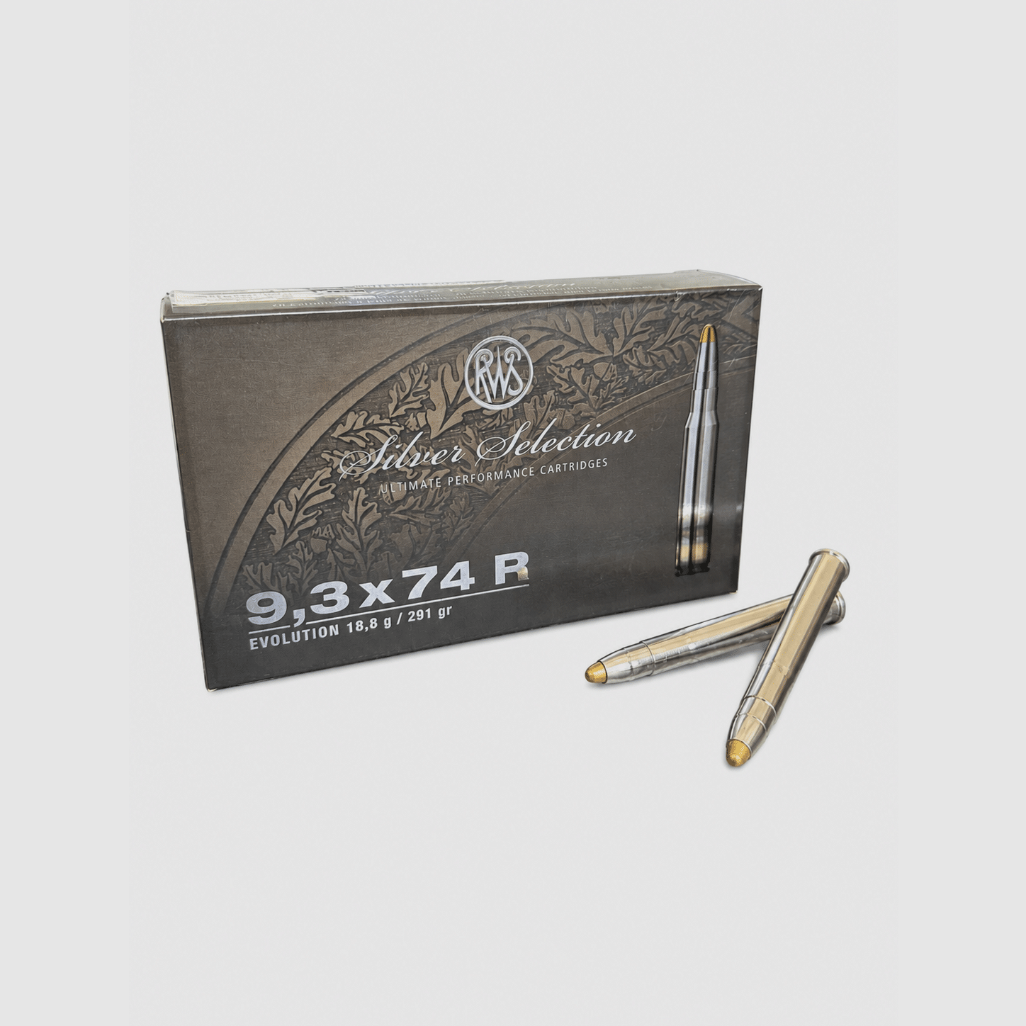 9.3x74R RWS Silver Selection EVO 18.8g. / 291gr.