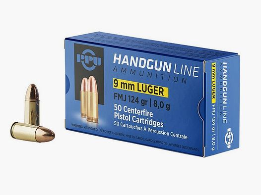 PPU Prvi Partizan 9mm Luger 124g FMJ