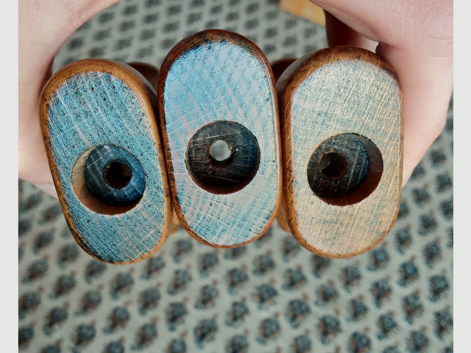 Originele vroege Samopal VZ.58 houten handgrepen / pistoolgrepen ook geschikt voor CSA Sporter