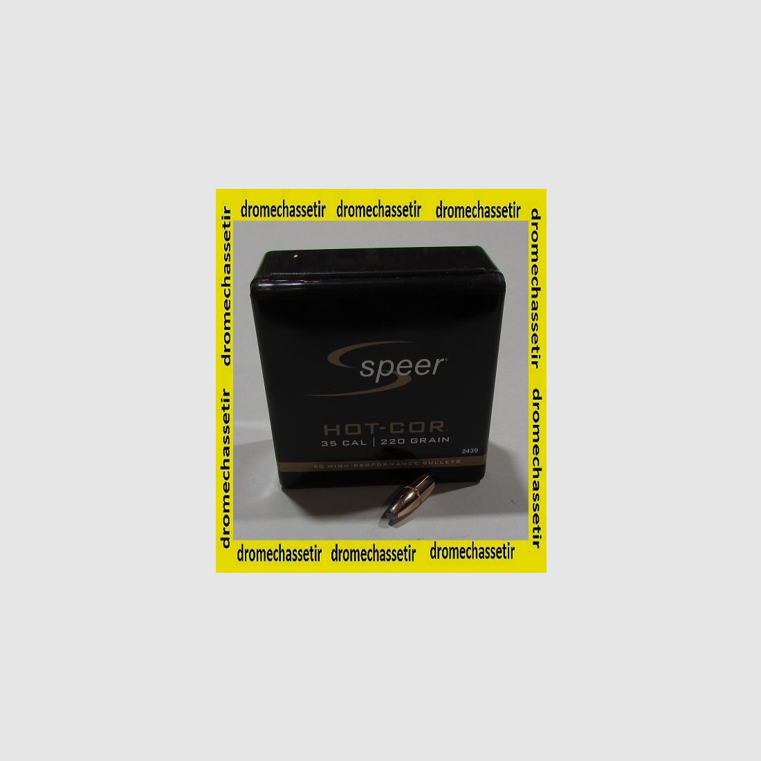Box mit 50 Geschossen Speer Kal. 358 in 220 Grain Hot Cor SP Flachkopf, Ref 2439