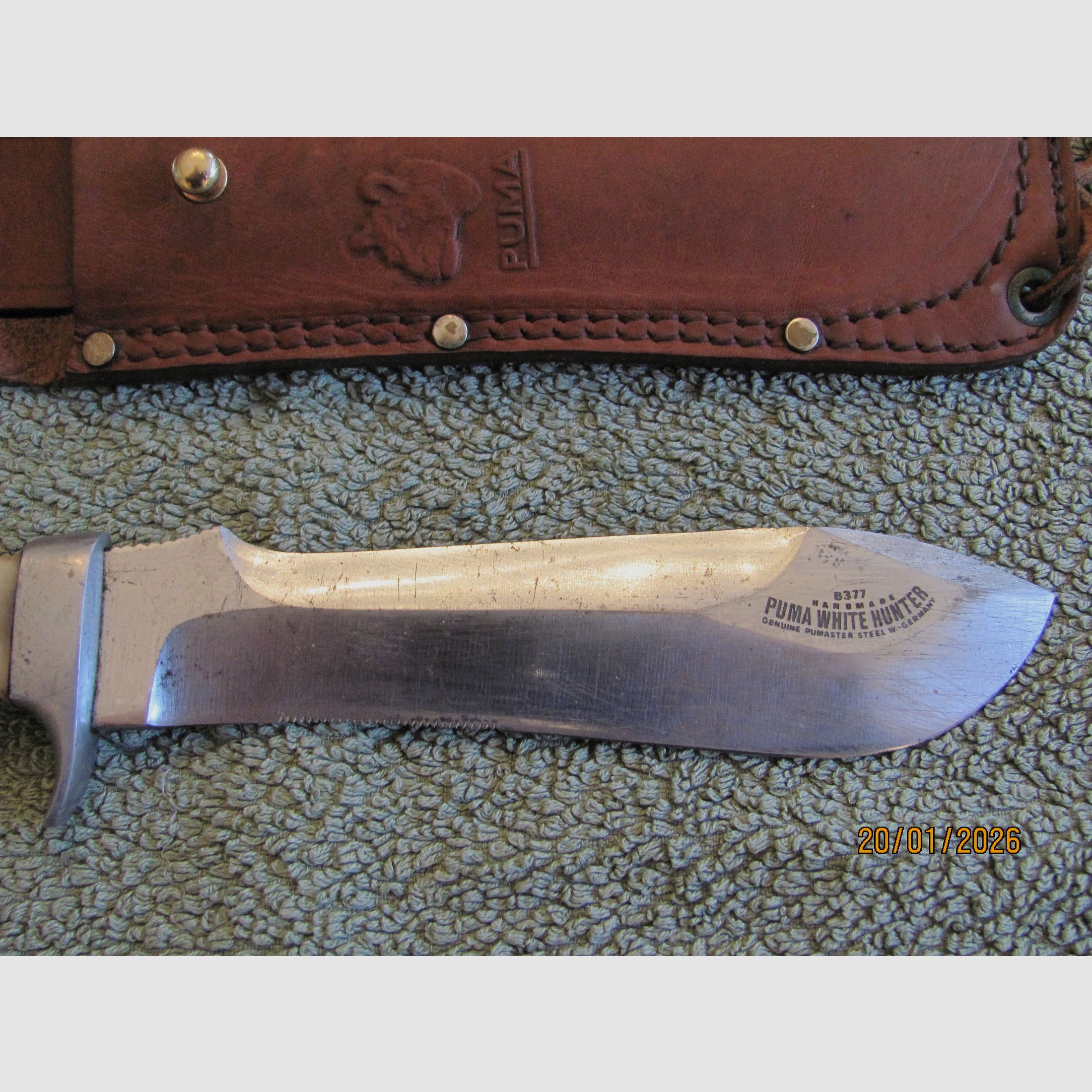 Original Puma White Hunter 6377 - used, without damage