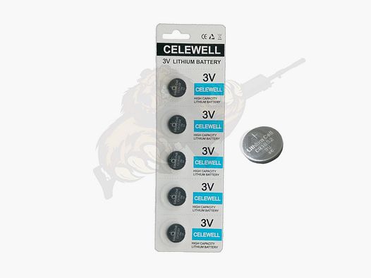 CR1632 3V High Lithium Battery / Knopfzelle im 5er Pack