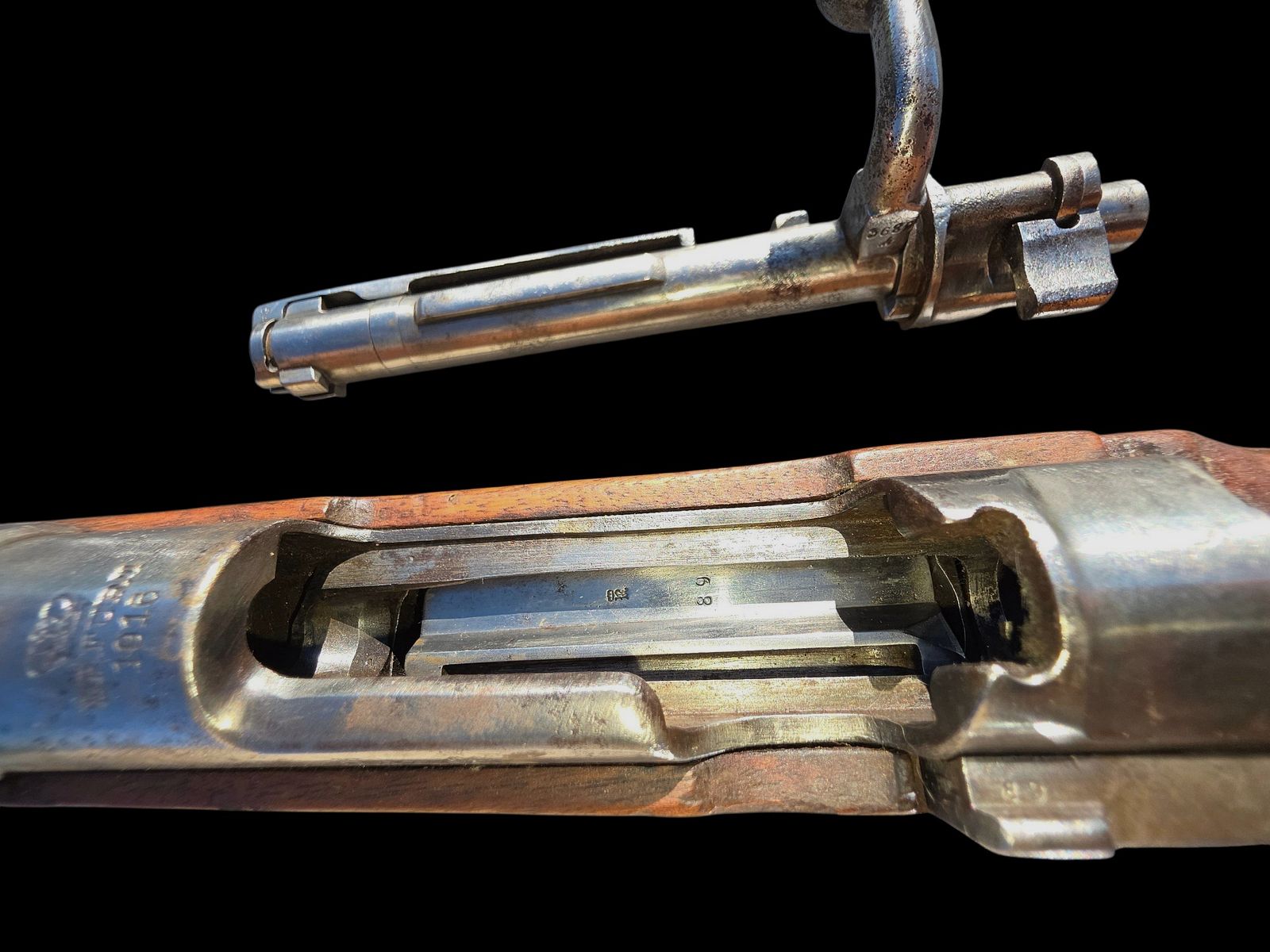CARABINE MAUSER KAR 98AZ ERFURT 1916 Calibre 8X57JS – WW1 ALLEMAGNE première guerre mondiale, image 6 sur 15
