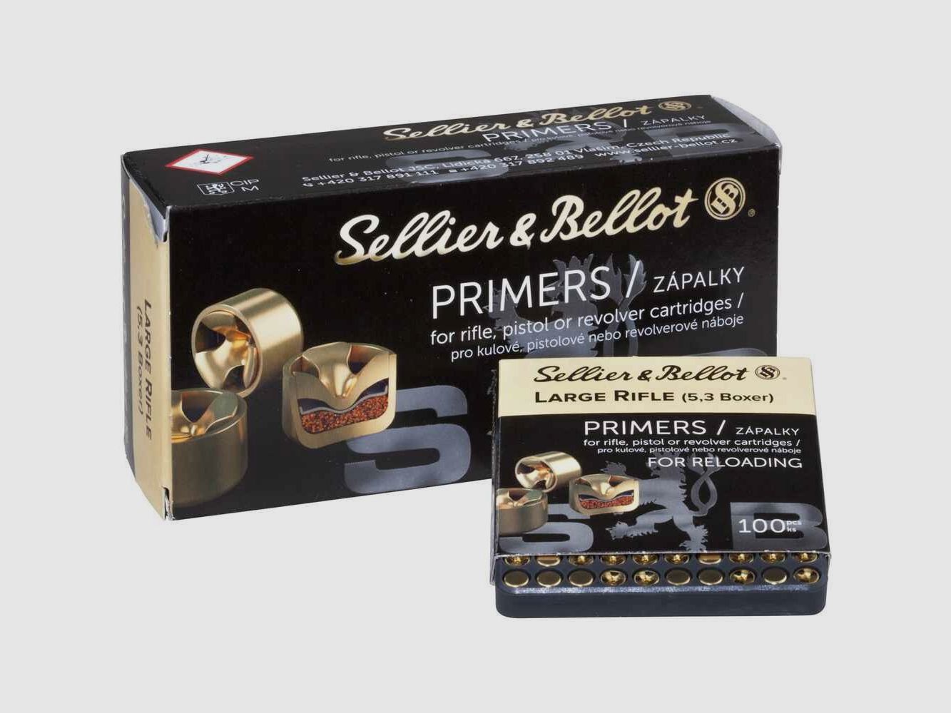 Zündhütchen 5,3 mm Large Rifle Sellier & Bellot