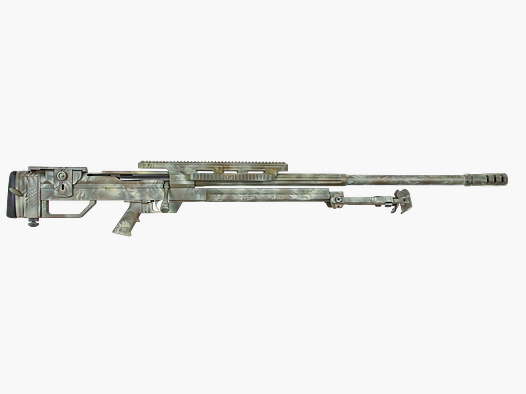 Steyr Mannlicher HS50 M1 Bush Camo .50 BMG carabine à verrou avec alimentation latérale par chargeur