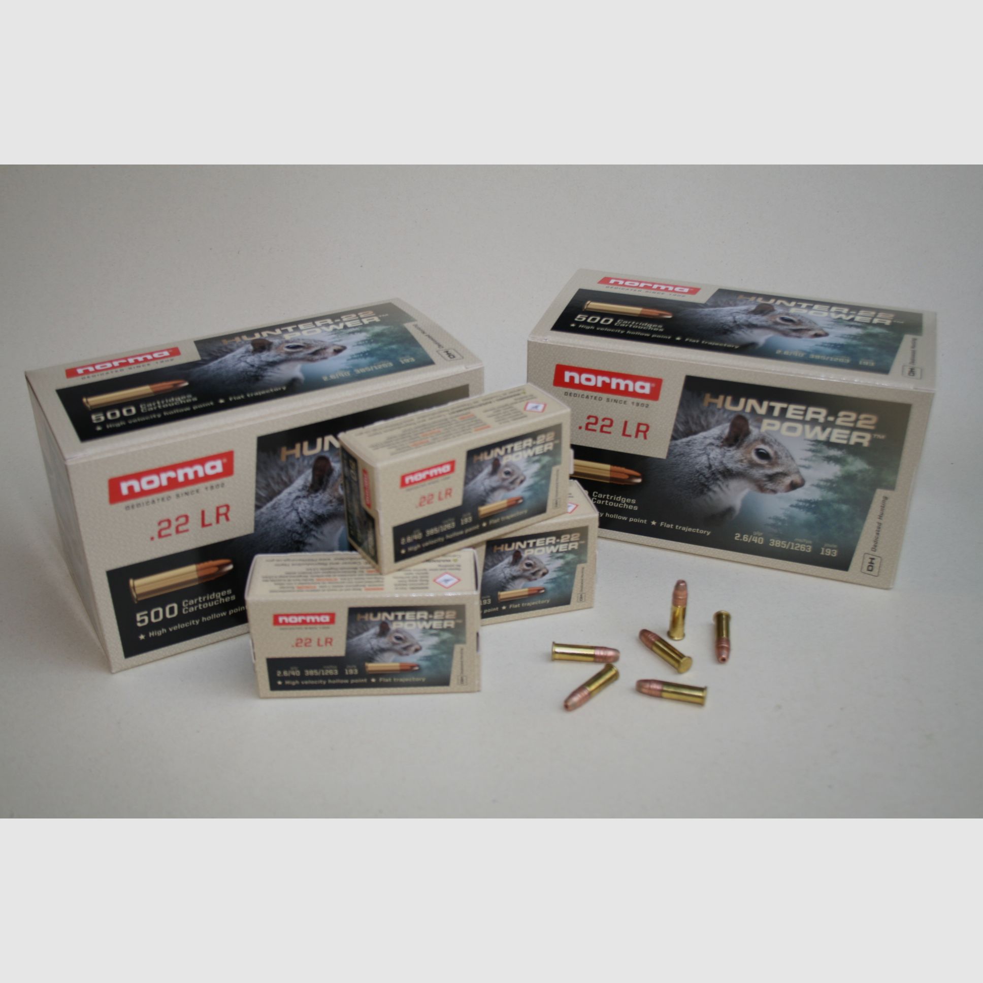 NORMA Hunter .22 Munition 500er Pack