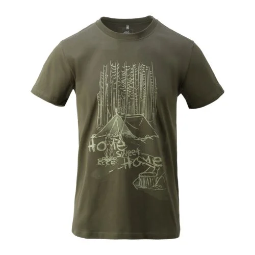 T-shirt HELIKON - Home Sweet Home - Tajga Green, image 4 of 6