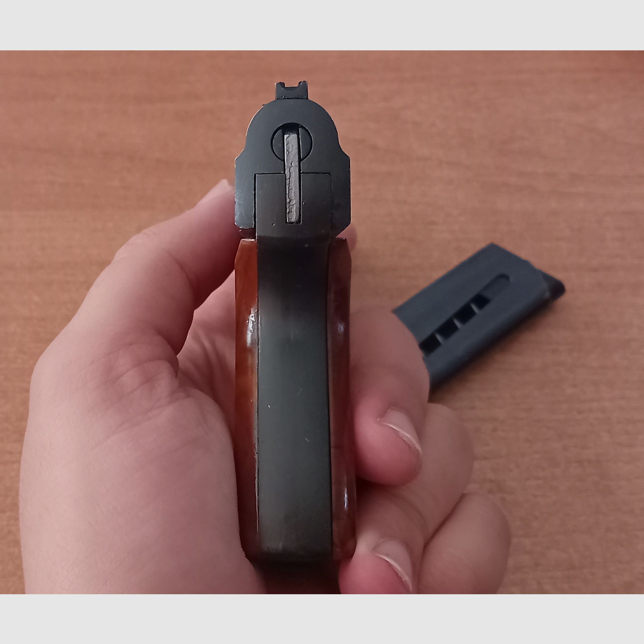 Old Rhöner SM 15 caliber 8 mm blank in PTB 83/2 from 1989!