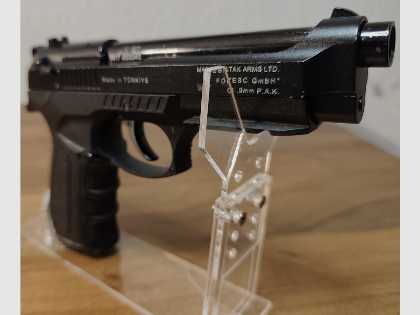 Zoraki 918 Kaliber 9mm P.AK. PTB 965 OVP + Munitie